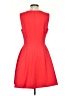 Calvin Klein Solid Red Cocktail Dress Size 4 (estimated) - photo 2