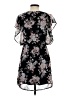 Charming Charlie 100% Polyester Floral Black Casual Dress Size S - photo 2
