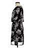 Charming Charlie 100% Polyester Floral Black Casual Dress Size S - photo 5