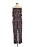 Mlle Gabrielle Print Blue Jumpsuit Size 2X - photo 1