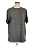 M&S 100% Polyester Tweed Gray Short Sleeve T-Shirt Size L - photo 1