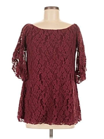 Fashionomics 3/4 Sleeve Blouse (view 1)