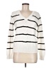 1901 Stripes Ivory Pullover Sweater Size M - photo 1