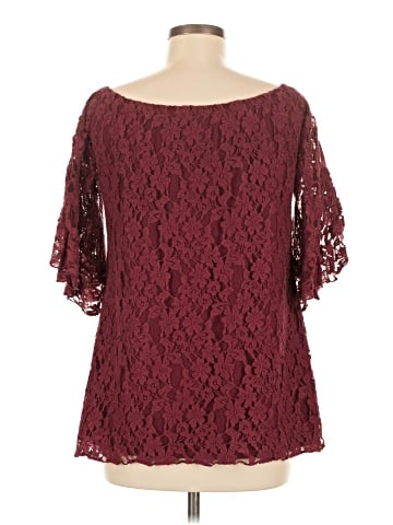 Fashionomics 3/4 Sleeve Blouse (view 2)