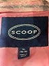 Scoop 100% Polyester Plaid Gray Coat Size XL - photo 6