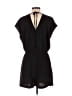 Ann Taylor LOFT 100% Polyester Solid Black Romper Size M - photo 2