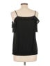 Green Envelope Black Sleeveless Blouse Size L - photo 2