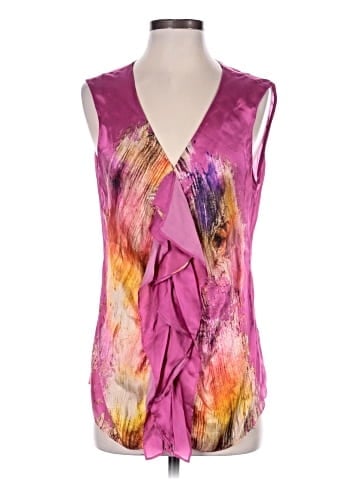 Josie Natori Sleeveless Silk Top (view 1)