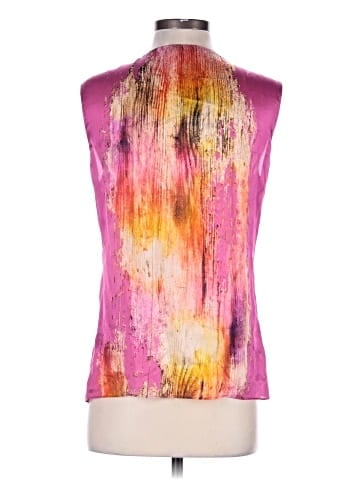 Josie Natori Sleeveless Silk Top (view 2)