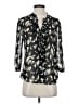 HD in Paris 100% Polyester Black 3/4 Sleeve Blouse Size 4 - photo 1