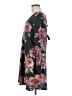 A. Byer Floral Black Casual Dress Size M - photo 5
