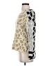 Central Park West 100% Acrylic Animal Print Ivory Pullover Sweater Size XS - photo 5