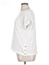 Ann Taylor LOFT White Short Sleeve Top Size XL - photo 5