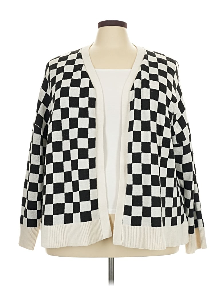 Pre-owned Maurices Cardigan Sweater In White