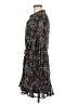 AaKaa Paisley Black Casual Dress Size M - photo 5