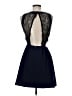 BCBGeneration 100% Polyester Solid Blue Cocktail Dress Size 6 - photo 2