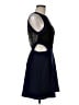 BCBGeneration 100% Polyester Solid Blue Cocktail Dress Size 6 - photo 4
