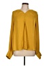 Maison d' Amelie 100% Polyester Yellow Gold Long Sleeve Blouse Size L (estimated) - photo 1
