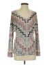 White House Black Market Chevron-herringbone Gray Pullover Sweater Size XS - photo 1
