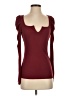 Unbranded Burgundy Long Sleeve Top Size S - photo 1