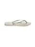 Havaianas Silver Ivory Flip Flops Size 7 - 8 - photo 1