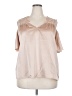 Shein Curve 100% Polyester Pink 3/4 Sleeve Blouse Size 16 Plus (2) - photo 1