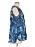 GNW 100% Polyester Blue Sleeveless Blouse Size L - photo 4