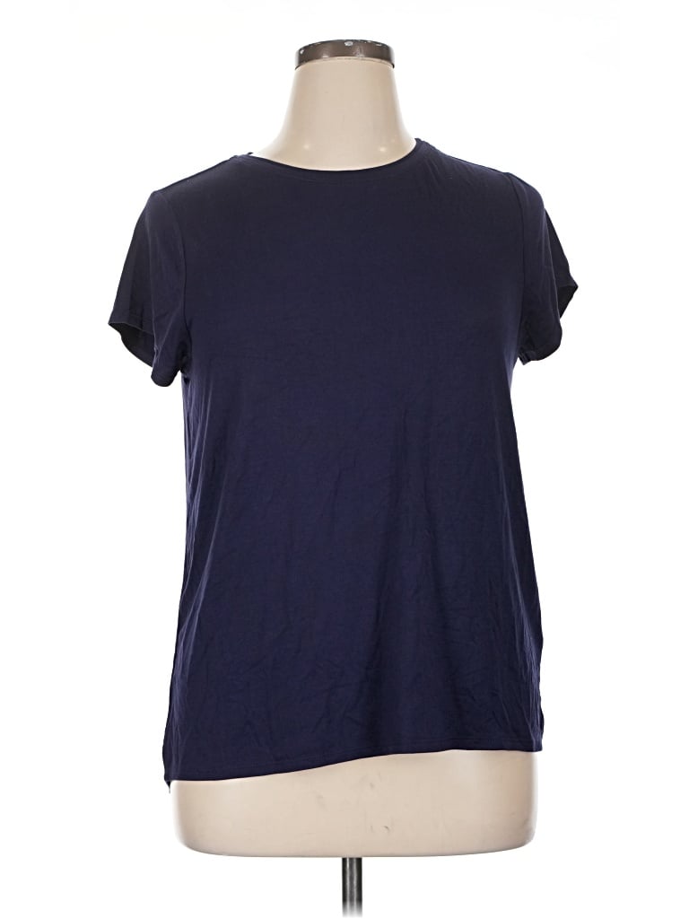 Pre-owned Cable & Gauge Short Sleeve T-shirt In Blue