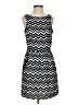 Charming Charlie 100% Polyester Chevron-herringbone Black Casual Dress Size S - photo 1