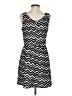 Charming Charlie 100% Polyester Chevron-herringbone Black Casual Dress Size S - photo 2