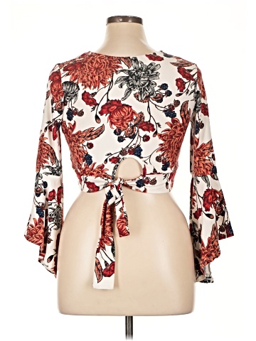 Hot Kiss 3/4 Sleeve Blouse (view 2)
