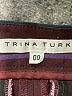 Trina Turk Stripes Black Dress Pants Size 00 - photo 7