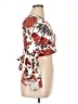 Hot Kiss Ivory 3/4 Sleeve Blouse Size XL - photo 4
