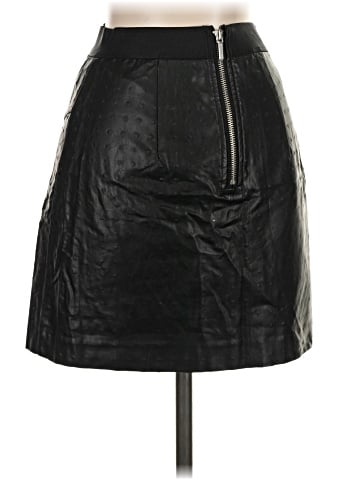 Bebe Faux Leather Skirt (view 2)