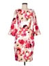 Calvin Klein Floral Pink Cocktail Dress Size 6 - photo 1