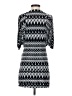 BCBGeneration Chevron-herringbone Gray Cocktail Dress Size XS - photo 2