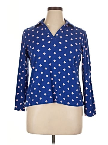 Charter Club 3/4 Sleeve Button-Down Shirt (view 1)