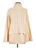 Elan 100% Acrylic Ivory Turtleneck Sweater Size M - photo 1