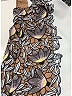 Self-Portrait Paisley White Blue Cocktail Dress Size 6 - photo 8