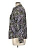 Croft & Barrow 100% Polyester Paisley Purple Long Sleeve Blouse Size XL - photo 5