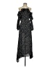 Likely 100% Polyester Polka Dots Black Casual Dress Size 0 - photo 1