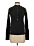 J.Crew 100% Polyester Black Long Sleeve Blouse Size XS - photo 1