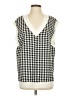 Staccato Houndstooth Ivory Sweater Vest Size S - photo 1