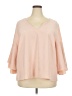 Lane Bryant Pink 3/4 Sleeve Blouse Size 18 - 20 Plus - photo 1