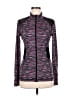 Material Girl Print Purple Track Jacket Size M - photo 1