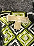 MICHAEL Michael Kors 100% Polyester Green Short Sleeve Blouse Size L - photo 7