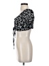 Shein 100% Polyester Black Short Sleeve Top Size S - photo 5