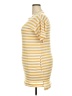 Easel Stripes Yellow Casual Dress Size XXL (estimated) - photo 5