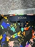 Eclair 100% Polyester Print Black Casual Dress Size L - photo 4