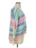 Runway 100% Acrylic Stripes Pink Pullover Sweater Size 1X - photo 4